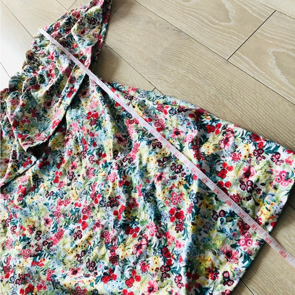 H&M Off The Shoulder Floral Print Dress Size S - Picture 10 of 13